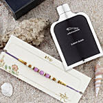 Ethnic Pearl Rakhi with Perfume
