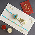 Bouquet of Sweetness with Bhaiya Bhabhi Rakhi