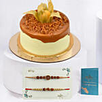 Ondeh Ondeh Chocolate Cake With Rudraksha Rakhi Set