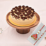 Delish Irresistible Tiramisu Cake With Bhaiya Bhabhi Rakhi