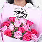 Roses Hand Bouquet for Teachers