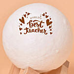 World Best Teacher Moon Lamp