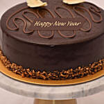 Happy New Year Chocolate Cake