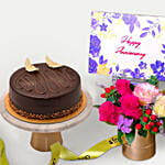 Anniversary Wishes Gift Arrangement