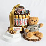 Nutella Joy Arrangement and Teddy