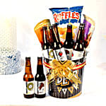 Bucket Full Of Beer N Munchies