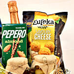 Bubbles & Snack Gift Basket