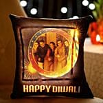 Happy Deepavali Led Cushion