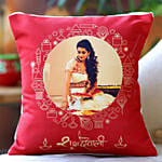 Personalised Deepavali Greetings Cushion