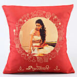 Personalised Deepavali Greetings Cushion