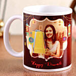 Personalised Deepavali White Ceramic Mug