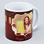 Personalised Deepavali White Ceramic Mug