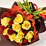 Mixed Color Roses Bouquet