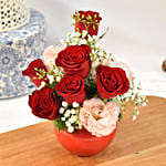 Roses Vase Arrangement