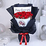 Anniversary Roses of Love Bouquet with Perfume