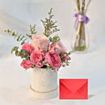Blushing Beauties with Greeting Card
