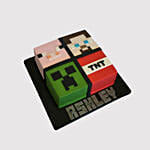 Minecraft Blocks Chocolate Cake