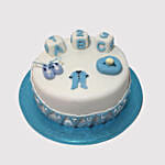 New Born Baby Adorable Red Velvet Cake