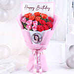 Personalised Rose Bouquet of Emotion with Perfume