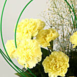 Brighter Than Sunshine Carnations Arrangement