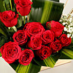 Designer Red Roses Arrangement