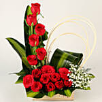 Designer Red Roses Arrangement