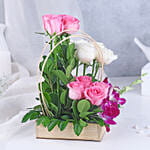 Royal Orchid & Rose Embrace
