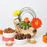 Ganesha Blessings Cart with Dry Fruits