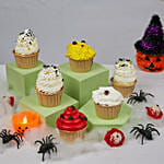 6 Pcs Halloween Cupcakes