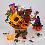 Halloween Flowers and Chocolates