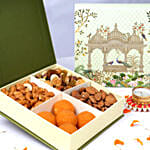 Nuts and Ladoo Festive Wishes Box