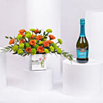 Chrysanthemum Birthday Flowers N Prosecco