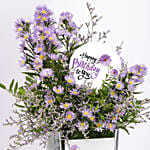 September Birthday Wishes Aster Flowers