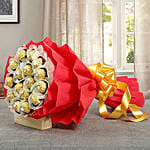 Bouquet of Sweetness With Teddy Bear