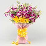 Eternal Assorted Flowers Bouquet With Teddy Bear