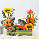 Flowers Arrangement with Speaker
