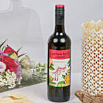 Flowers Bag with Wine
