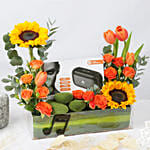 Flowers Arrangement with Speaker