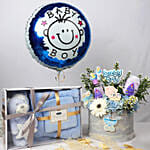 Its a Baby Boy Flower gift set