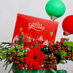 Christmas Treats and Flowers Box