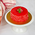 Passionate Oriental Pink Lilies with Mini Cheese Cake