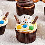 Merry Christmas Cupcakes 6 Pcs