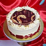 CNY Red Velvet Round Cake 6 Inches