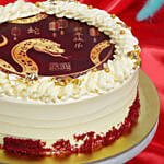 CNY Red Velvet Round Cake 6 Inches
