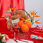 CNY Huat Chocolates and Flowers box