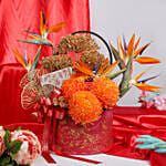 CNY Huat Chocolates and Flowers box