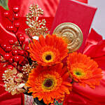 Golden Prosperity and Chocolate vase