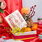 Mahjong Chocolate orange and Flowers CNY