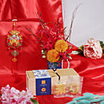 CNY Cookies N Flower Gift Combo