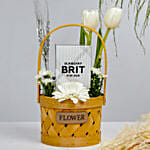 Burberry Brit and Flowers Basket for her